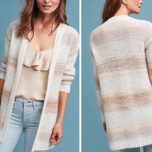 Anthropologie Numph Loraina Striped Cardigan S